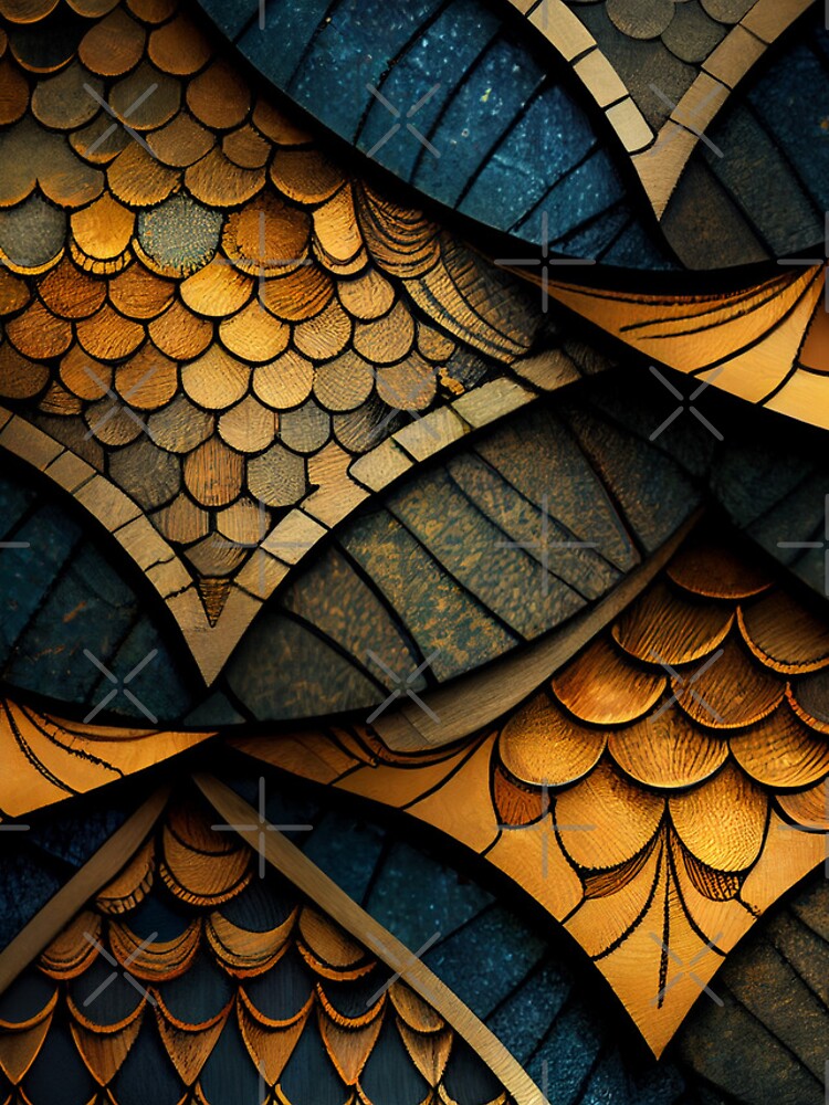 Aperçu 4 sur 4. Coque iPhone avec l'œuvre Scaley Transitional Pattern Digital Painting créée et vendue par CodeAndColors.