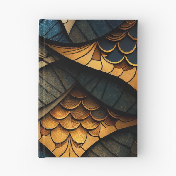 Aperçu de l'œuvre Scaley Transitional Pattern Digital Painting créée et vendue par CodeAndColors.