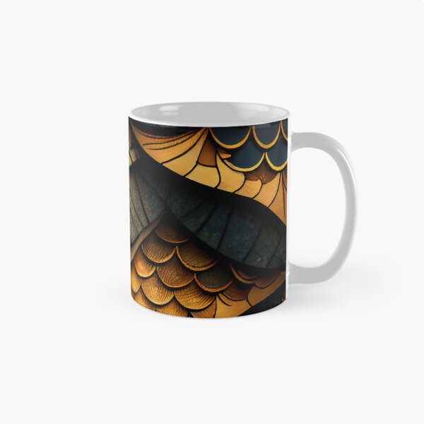 Aperçu de l'œuvre Scaley Transitional Pattern Digital Painting créée et vendue par CodeAndColors.