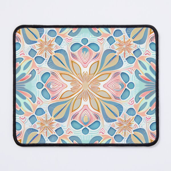 Artikelvorschau, Pastel New Traditional Pattern Digital Painting entworfen und verkauft von CodeAndColors.