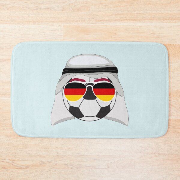 Item preview, Germany Flag inside Sunglasses on a Soccer ball Wearing a Keffiyeh designed and sold by Dexter Freeman.