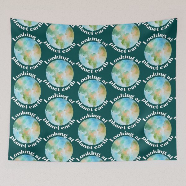 Item preview, Looking at Planet Earth      designed and sold by GuinevereMoore.