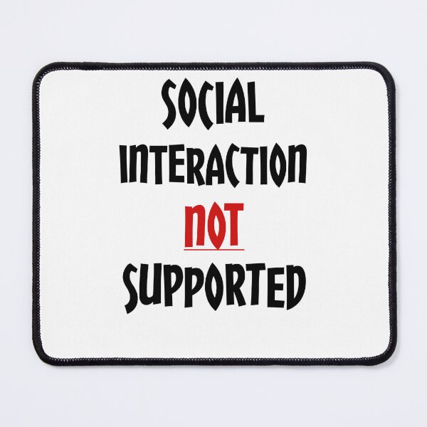 Item preview, Social interaction not supported designed and sold by Misschemical.