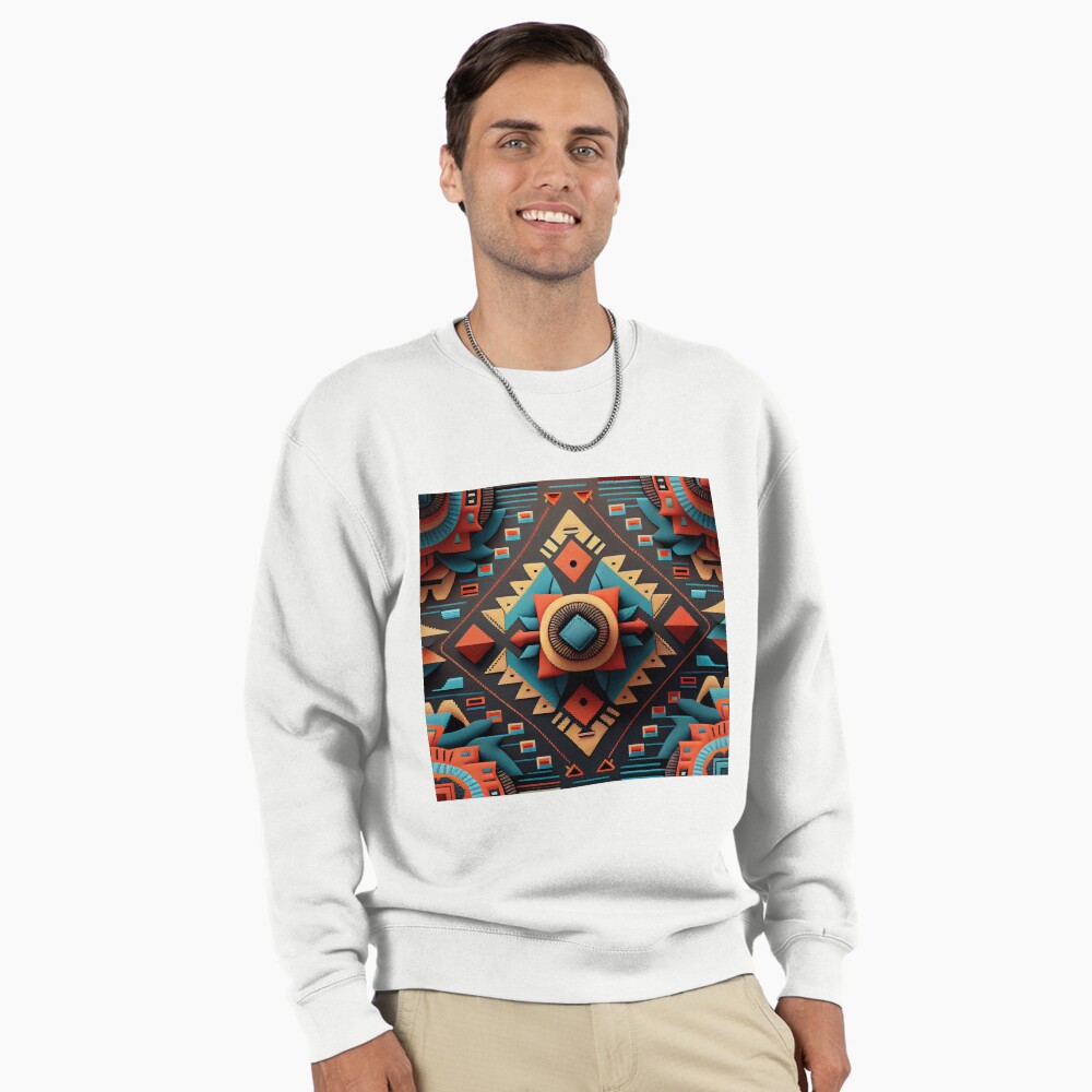 Vista previa del artículo con la obra «Sudadera sin capucha», diseñado y vendido por CodeAndColors.