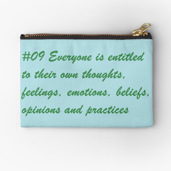 Phantom Code #09 out of 12 Zipper Pouch