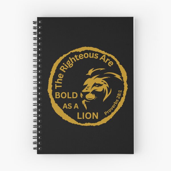 Item preview, Proverbs 28:1 Bold As A Lion designed and sold by Nancyanna.