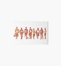 Sherlock squad silhouette tricolours - BBC Sherlock Art Board