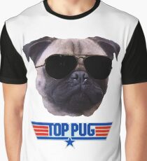 Top Pug Graphic T-Shirt