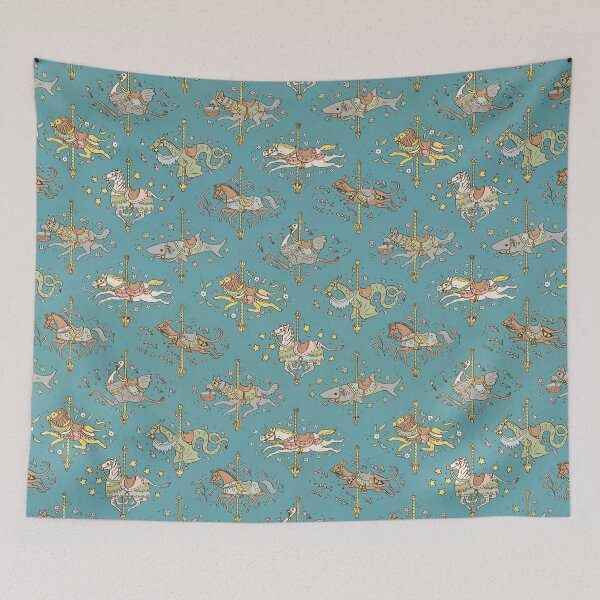 Item preview, Carousel — turquoise designed and sold by tanaudel.