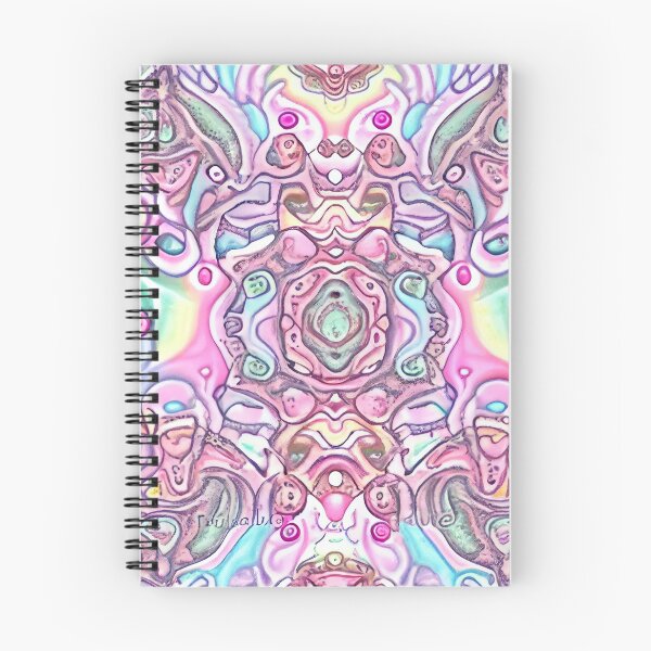 Item preview, Ceramic Psychedelic Pastel Calming Maximalist Pattern Digital Painting designed and sold by CodeAndColors.