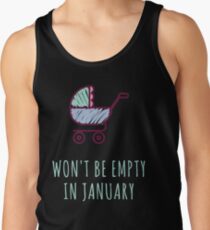 January Pregnancy Men's Tank Top