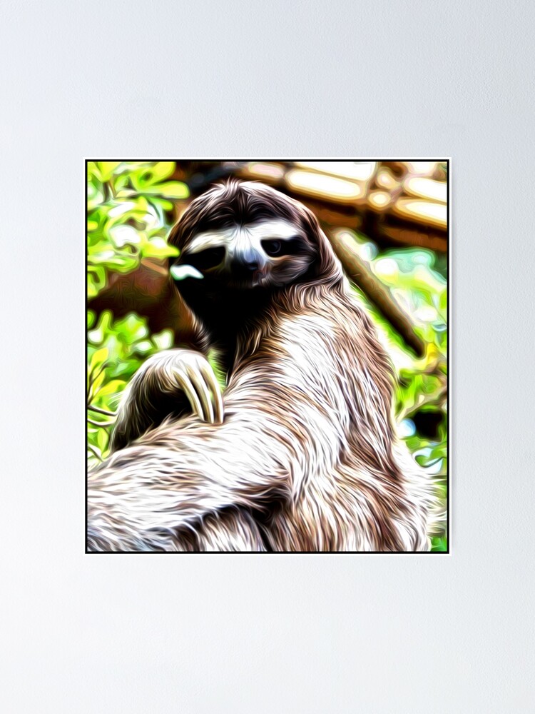 Sloth Painting - Painting Inspired