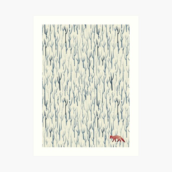 Winter Wood Art Print