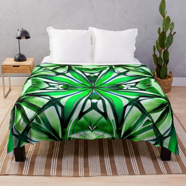 Aperçu de l'œuvre Contemporary Green Relaxed Latin Pattern Digital Painting créée et vendue par CodeAndColors.