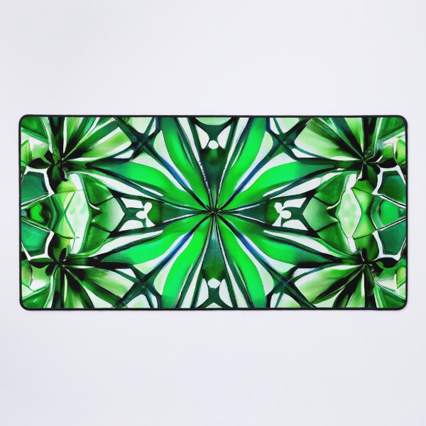 Artikelvorschau, Contemporary Green Relaxed Latin Pattern Digital Painting entworfen und verkauft von CodeAndColors.