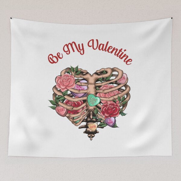 Item preview, Be My Valentine, Gothic Valentine, Funny Spooky Valentine's Day designed and sold by desireedickens.