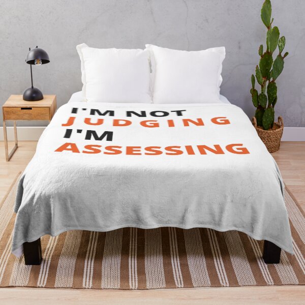 Item preview, I'm Not Judging I'm Assessing Funny designed and sold by TeePerfect ⭐⭐⭐⭐⭐.