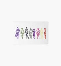 Sherlock squad silhouette multicoloured - Sherlock BBC Art Board