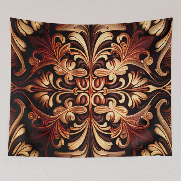 Item preview, Baroque Light Western Pattern Digital Painting designed and sold by CodeAndColors.