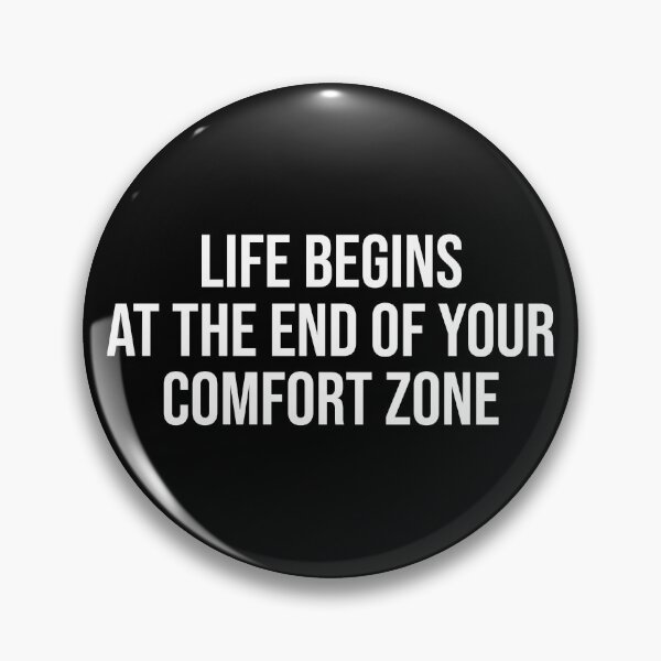 Item preview, Life Begins At The End Of Your Comfort Zone designed and sold by OUSSART ⭐⭐⭐⭐⭐.