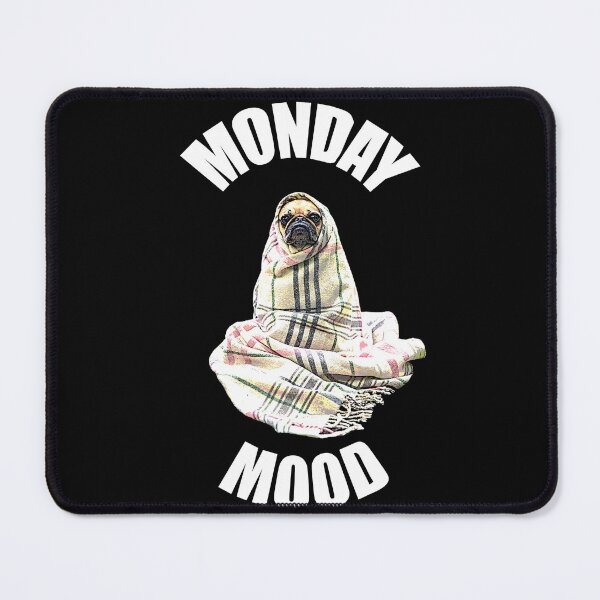 Item preview, Sad pug monday mood designed and sold by Misschemical.