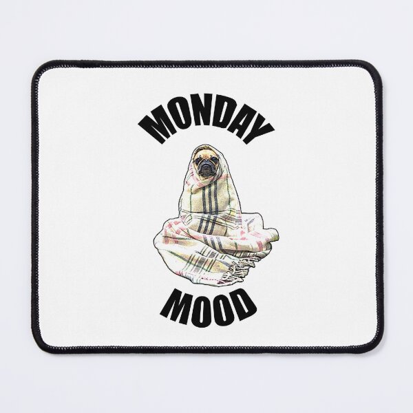 Item preview, Sad pug monday mood designed and sold by Misschemical.