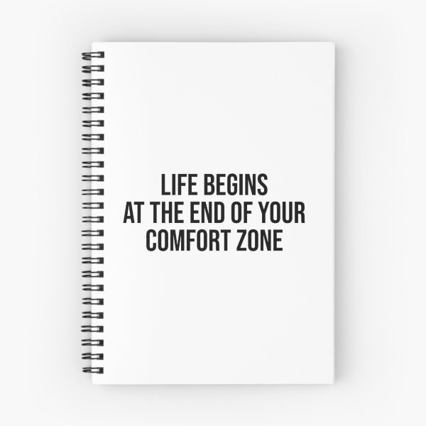 Item preview, Life Begins At The End Of Your Comfort Zone designed and sold by OUSSART ⭐⭐⭐⭐⭐.