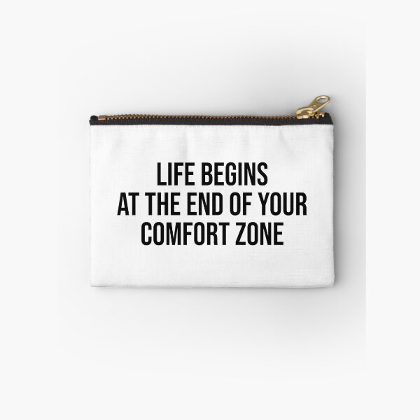 Item preview, Life Begins At The End Of Your Comfort Zone designed and sold by OUSSART ⭐⭐⭐⭐⭐.