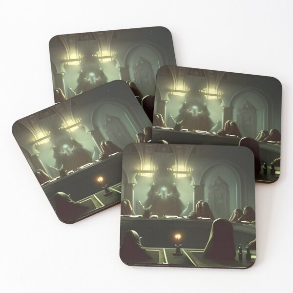 Item preview, 'The Council of Elder Things' Abstract Painting Digital Art designed and sold by Gogmagosh.