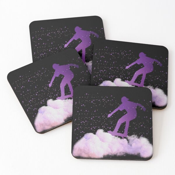 Item preview, Skateboard Art With Cloud Design Cute Skateboard Lover Gift Idea designed and sold by Thecitiesstore.