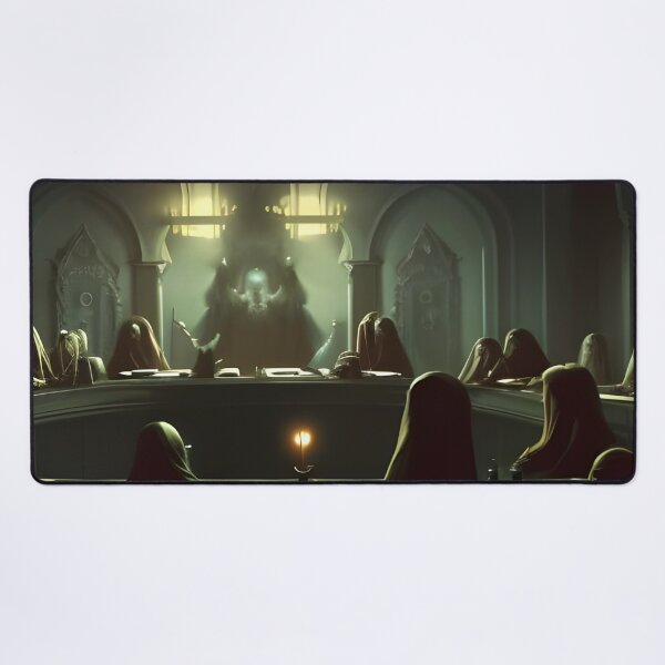 Item preview, 'The Council of Elder Things' Abstract Painting Digital Art designed and sold by Gogmagosh.