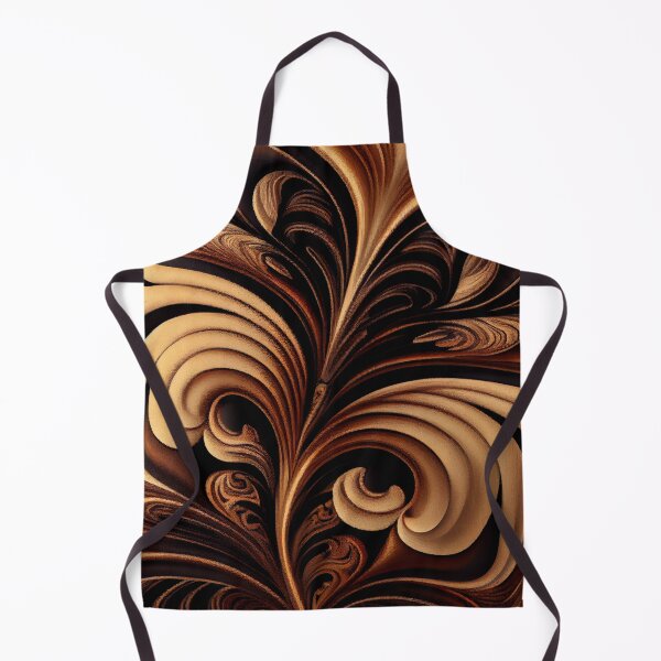 Artikelvorschau, Mystical Brown Smooth Coarse Eclectic Pattern Digital Painting entworfen und verkauft von CodeAndColors.