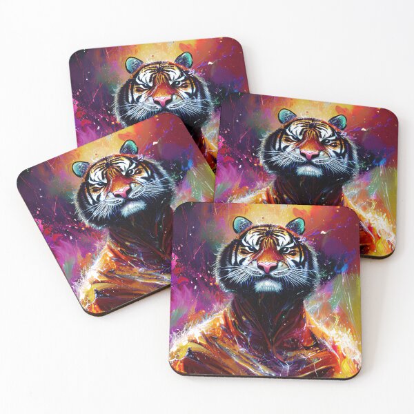 Item preview, Image of a colorful tiger designed and sold by Maniock.