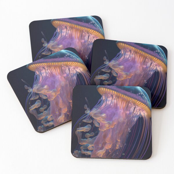 Item preview, Jellyfish Illusion: A mesmerizing blend of art and nature designed and sold by AstralArtisan.