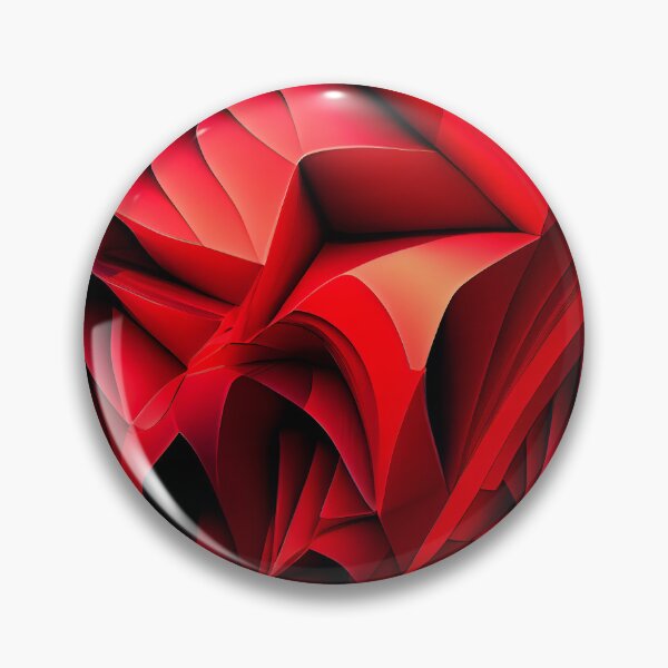 Artikelvorschau, Red Irregular Soft Futuristic Scandifornian Pattern Digital Painting entworfen und verkauft von CodeAndColors.