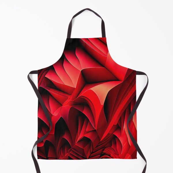 Aperçu de l'œuvre Red Irregular Soft Futuristic Scandifornian Pattern Digital Painting créée et vendue par CodeAndColors.