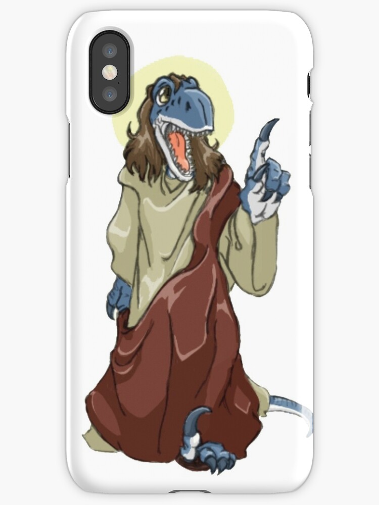 raptor jesus iphone cases covers by lolhammer redbubble