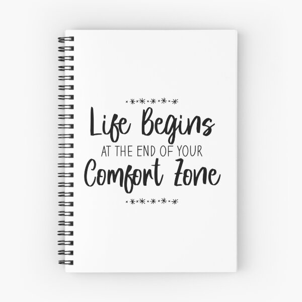 Item preview, Life Begins At The End Of Your Comfort Zone designed and sold by OUSSART ⭐⭐⭐⭐⭐.