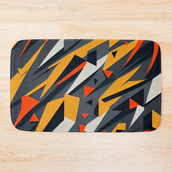 Item preview, Irregular Aggressive Minimalist Pattern Digital Painting designed and sold by CodeAndColors.