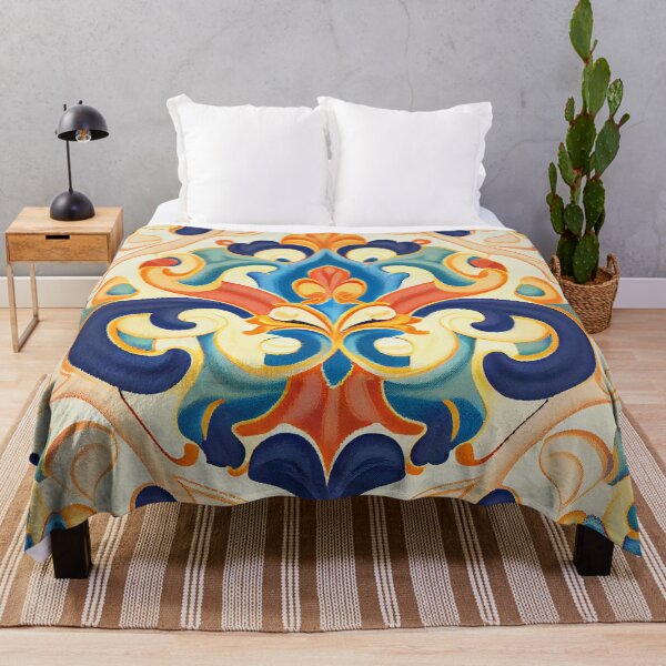 Item preview, Three Dimensional Contemporary Happy Flat Baroque Pattern Digital Painting designed and sold by CodeAndColors.