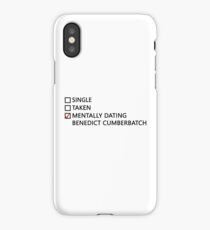 Mentally dating - Benedict Cumberbatch iPhone Case
