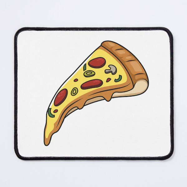 Item preview, Pizza cartoon illustration designed and sold by Misscartoon.