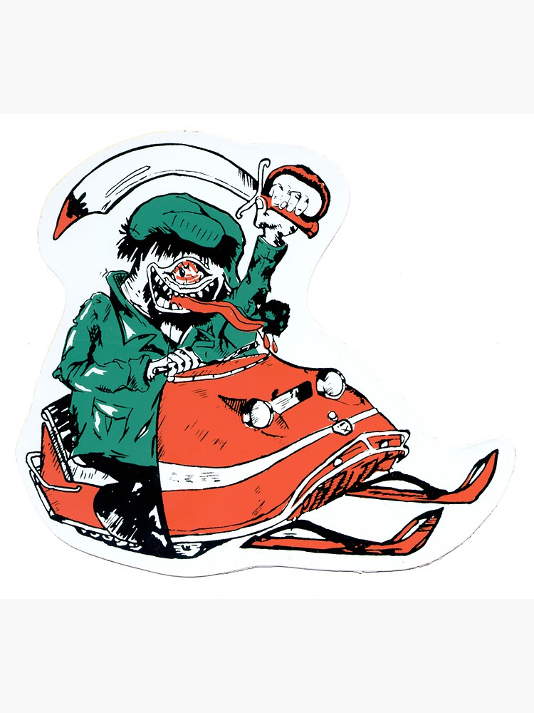 Moto-Ski Kiss-Cut Stickers Moto-Ski Kiss-Cut Stickers