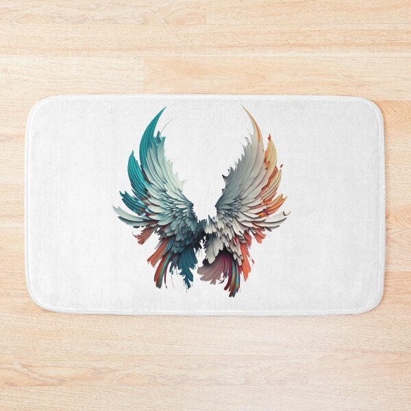Item preview, Colourful Beautiful Angel Wings Flying  designed and sold by CoyoteStudio.