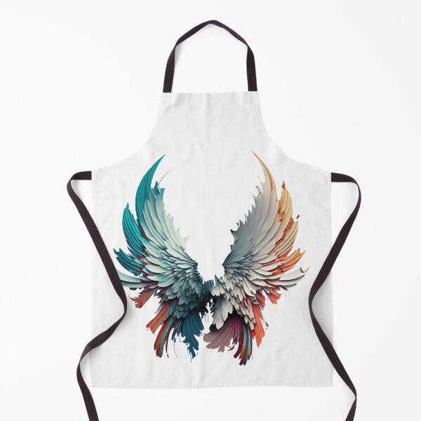 Item preview, Colourful Beautiful Angel Wings Flying designed and sold by CoyoteStudio.