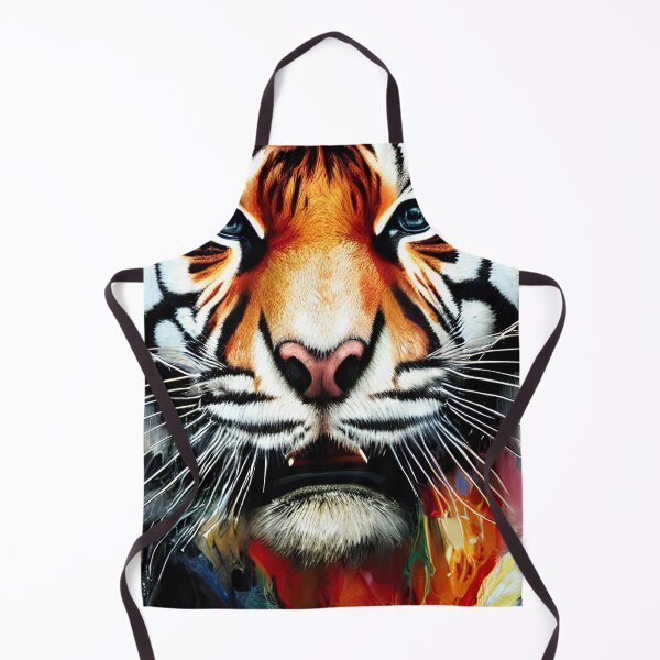 Item preview, Portrait of a colorful tiger. designed and sold by Maniock.