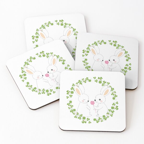 Item preview, two rabbits designed and sold by jajoo.