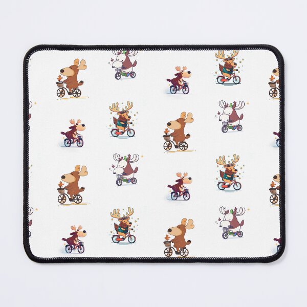 Item preview, Cute Little Moose On A Bicycle's designed and sold by Ameripensia.