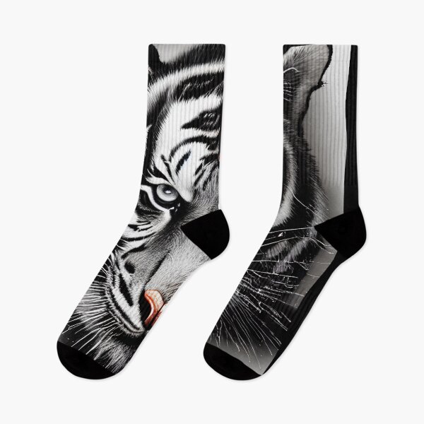 Item preview, Tiger in black and white. designed and sold by Maniock.