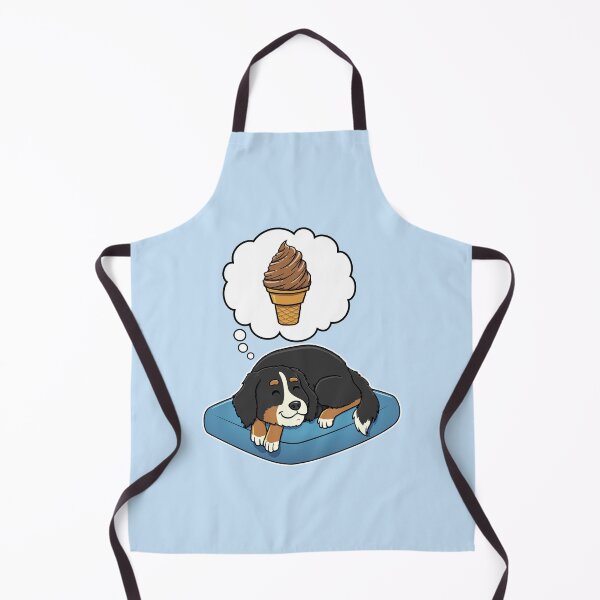 Artikelvorschau, Bernese Mountain Dog dreaming about Chocolate Ice Cream entworfen und verkauft von DoggieDelights.